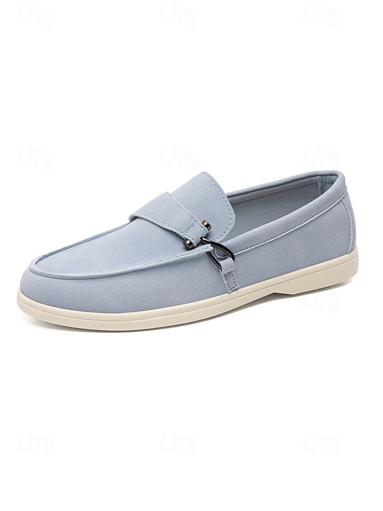 Mocasini bej pentru bărbați, fără mâneci, design elegant cu talpă amortizată, stil formal confortabil pentru nunți în grădină, petreceri și ocazii speciale 2026 - $42.99 –P6