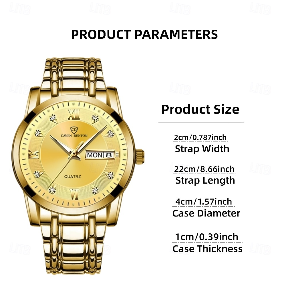Luxury Men's Automatic Watch, Fashionable Casual Sports Watch, Men's Watch, Men's Best Gift Choice 2026 - $24.99 –P9