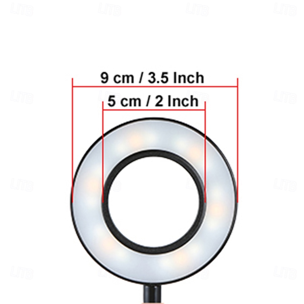 1 LED-Klemmleuchte, 48 LEDs, 3 Farbmodi, Helligkeit einstellbar, flimmerfrei, augenschonend, 5V USB-Stromversorgung, geeignet für Arbeitszimmer, Büro, Nachttisch, Live-Stream-Beleuchtung 2026 - $10.49 –P3