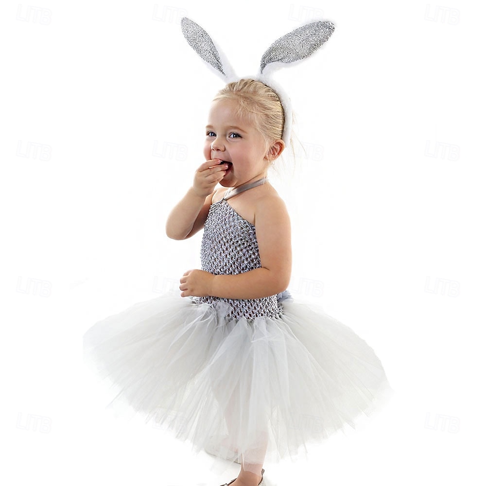 Tutu Robe Tier Kaninchen Osterhase Kleider Lustig Kinder Mädchen Halloween Karneval Ostern Karneval Party Verkleiden 2026 - $23.99 –P3