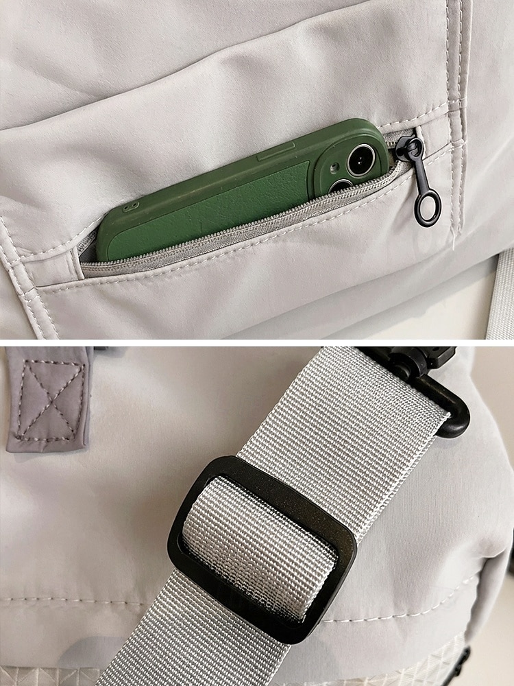 Γυναικεία πολύχρωμη αδιάβροχη τσάντα duffle από πολυεστέρα, μεγάλης χωρητικότητας, ρυθμιζόμενο λουράκι, ιδανική για διακοπές, καθημερινή χρήση και αθλητικές δραστηριότητες 2026 - $19.99 –P9