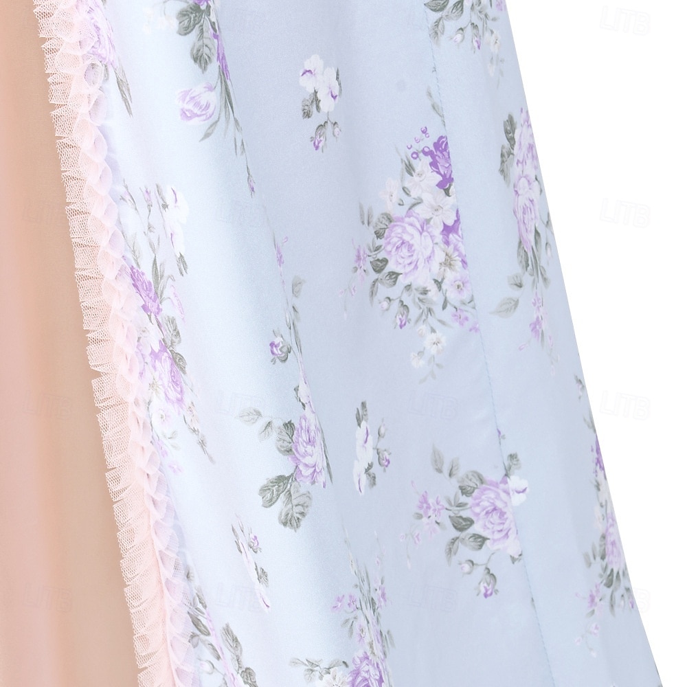 19ος αιώνας Περίοδος Αντιβασιλείας Μέχρι τον αστράγαλο Φορέματα Κοντά μανίκια Πριγκίπισσα Ευγενής κυρία Φλοράλ Φανταχτερή Φόρεμα Γυναικεία βασιλικός Απόκριες Πάρτι Τσαγιού LARP Ρεν Φερ Ενηλίκων Φόρεμα 2026 - $79.99 –P6