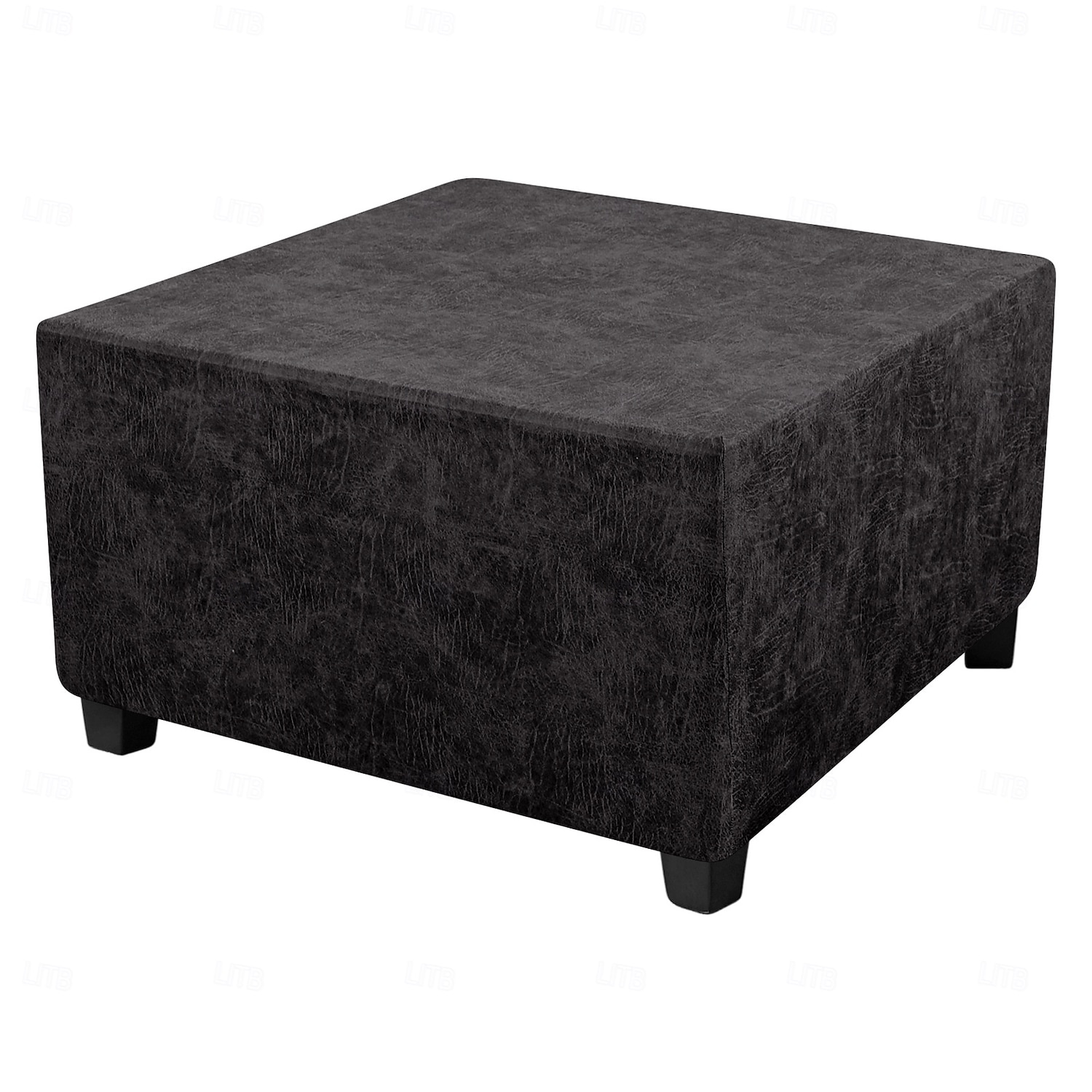 غطاء عثماني من جلد البولي يوريثان المقاوم للماء، أغطية كراسي مربعة صغيرة/كبيرة قابلة للتمدد، أغطية عثمانية مستطيلة الشكل بقاعدة مطاطية مانعة للانزلاق لمساند القدمين 2026 - $30.99 –P10