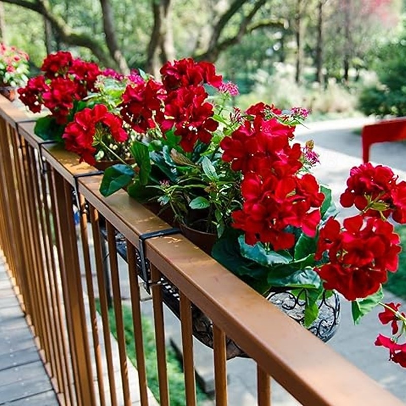 2 unidades de flores artificiais de begônia vermelha, flores de gerânio artificiais de seda, hastes florais artificiais para casamento, sala de estar, decoração de casa de 2026 por $12.49 –P4