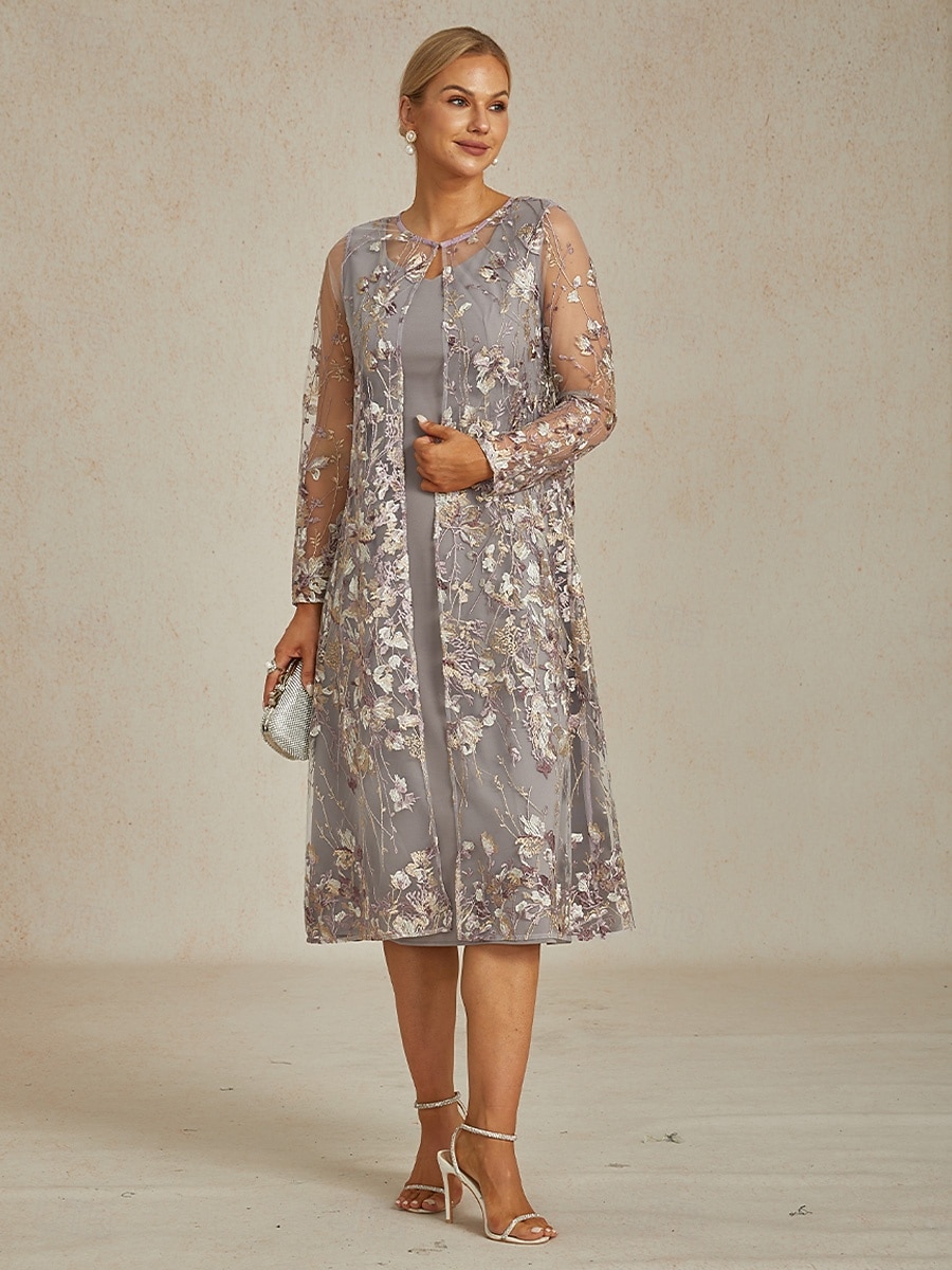 Жен. Блейзер Куртка Дышащий Кружева Вышивка Открытый перед Элегантный стиль Цветочный принт Повседневные Официальные Свадебный гость Обычная "Круглый вырез ""под горло""" Стандартный Рукав 3/4 2026 - $81.99 –P6