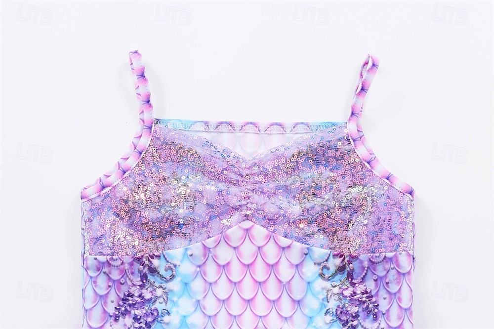 حورية البحر أميرة حورية البحر فساتين زي حفلة موضوع الكوسبلاي for للفتيات للأطفال مهرجان حفلة تنكرية مناسب للحفلات مناسب للعطلات 2026 - $23.99 –P4