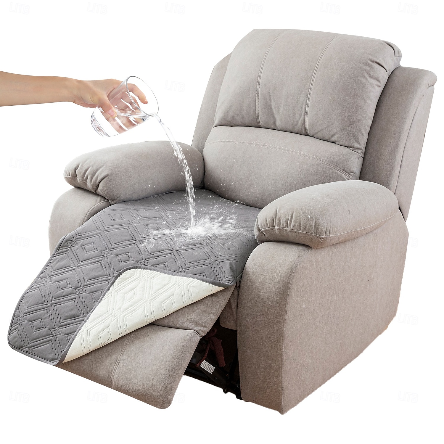 Housse de fauteuil inclinable 100 % imperméable, housse antidérapante pour fauteuil inclinable, housse de protection pour canapé et fauteuil inclinable pour chiens et animaux de compagnie. de 2026 ? $18.99 –P7