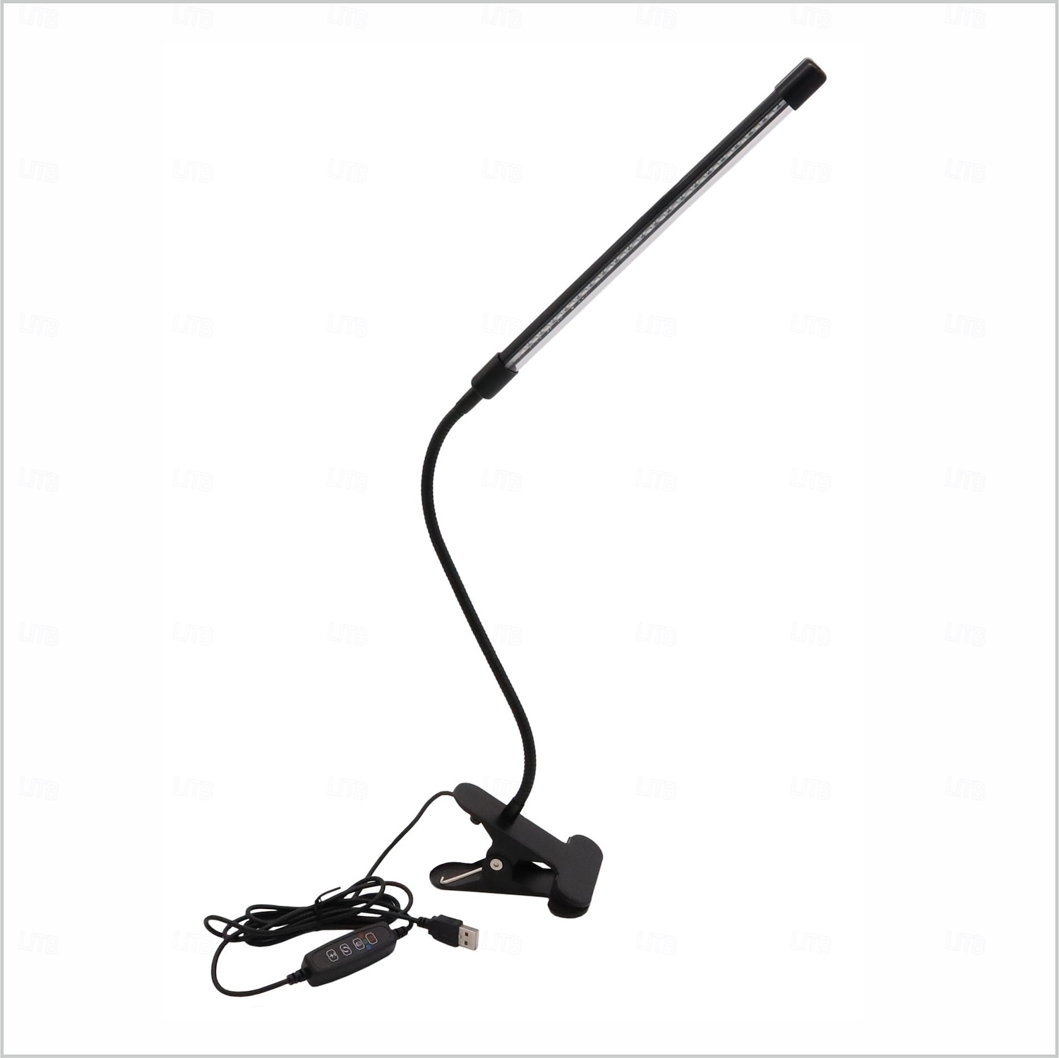 LED-skrivebordslampe med klipsfunksjon og flimmerfri øyepleie, 3 lysstyrkenivåer, justerbar for lesing, studier, soverom, sovesal, USB-drevet, nattbordslampe, flimmerfri 2026 - $12.49 –P1
