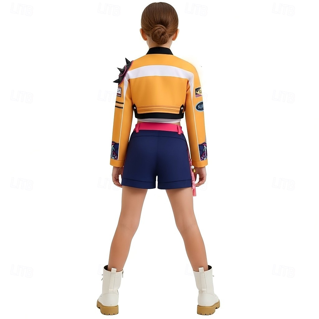 Kpop-inspirert Inspirert av koreansk idol Popstjerne Cosplay kostyme Fancy dress Jente Barne Halloween Karneval Ytelse Comic Con Anime-messe 2026 - $68.99 –P2