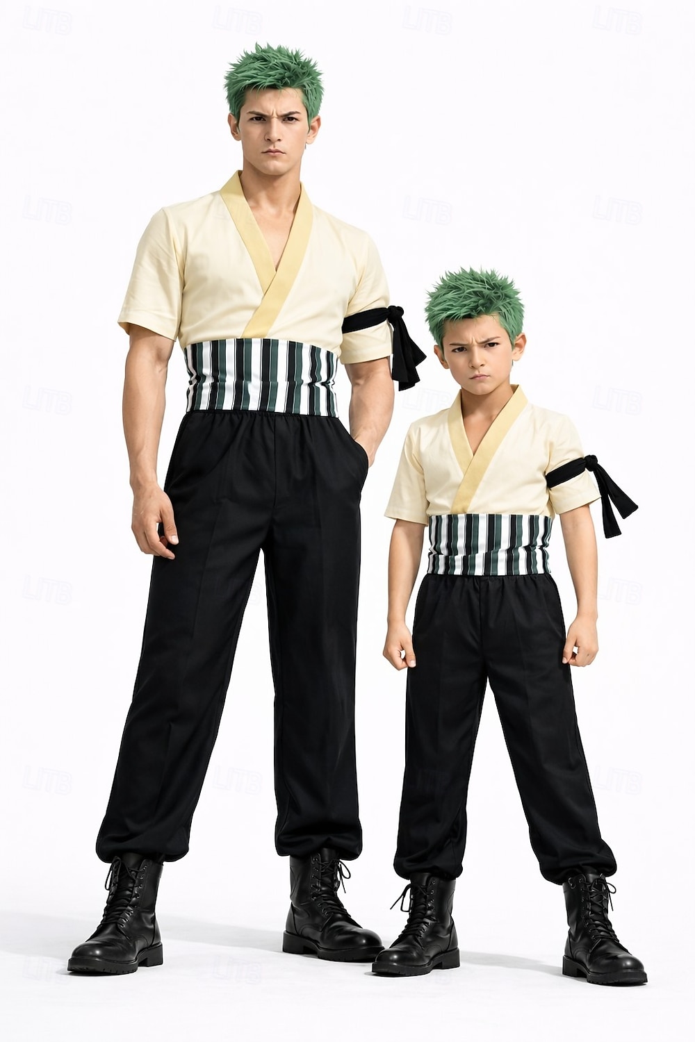 Ocean Adventurer Pirat Słomkowy Kapelusz Szermierz w stylu trzech mieczy Kostium Cosplay Stroje Anime Cosplay for Męskie Dla dorosłych Halloween Karnawał Impreza Spektakl 2026 - $45.99 –P1