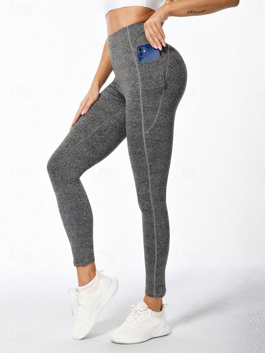 Per donna Pantaloni Pantaloncini anti sfregamento Moda Streetwear Essenziale Lunghezza intera Vita Alta Grafico Elastico in vita Confortevole Alta elasticità Palestra Yoga Streetwear Rosa Rosa scuro del 2026 a $17.99 –P15