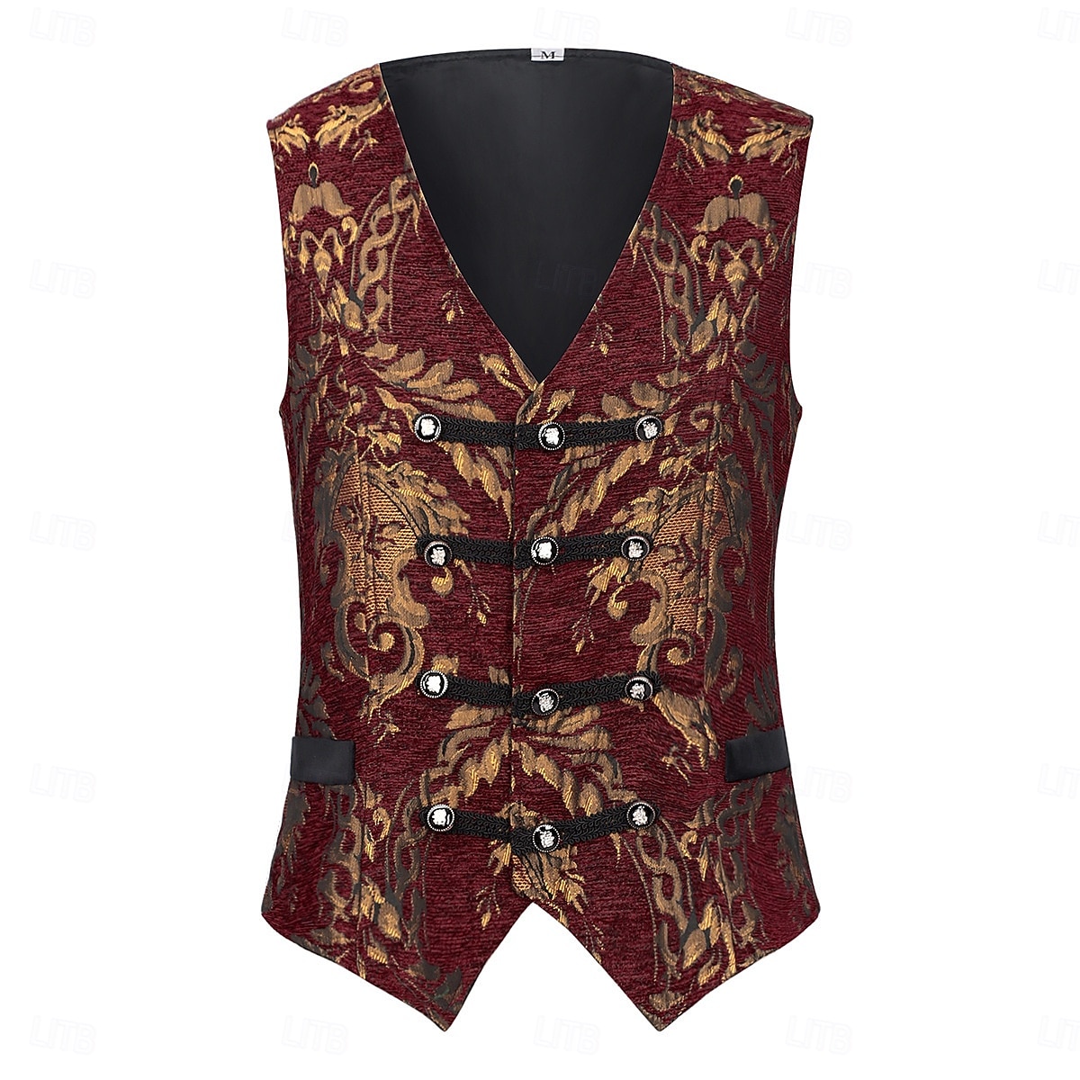 Rokoko Renässans Finkostym Skjorta Väst Vampyr Kunglig klädsel Maskeradkläder Herr fantasi Halloween Karnival Prestanda LARP Ren Faire Vuxna Väst Skjorta 2026 - $68.99 –P1
