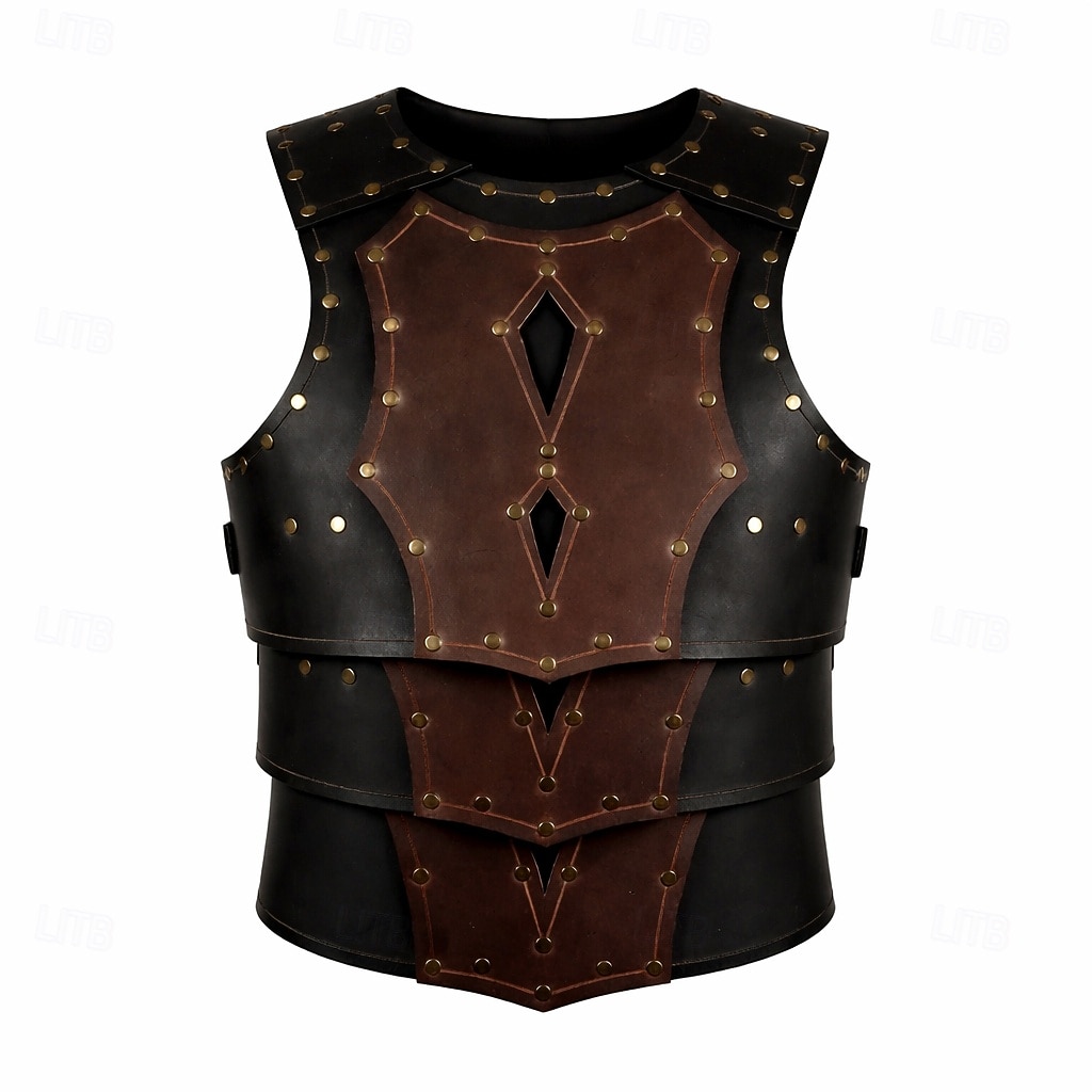 Retro Vintage Medieval Renascentista Armas e Armaduras Armadura de Ombro Cavalheiro Ranger Fantasia Homens Dia Das Bruxas Carnaval feira renascentista LARP Adulto Colete Armadura de Ombro de 2026 por $87.99 –P5