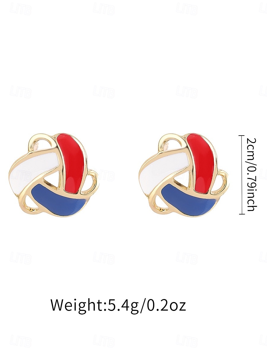 1 pari Korvakorut For Naisten Päivittäin Katu Festivaali Ruostumaton teräs Loma 2026 - $3.49 –P4