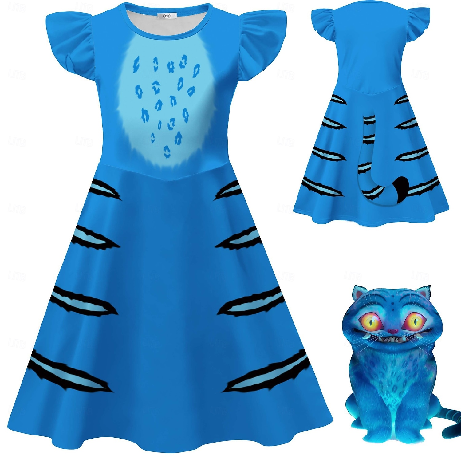 Von koreanischen Idolen inspiriert Tier Popstar Kleid Film Cosplay Kostüm Film Mädchen Kinder Halloween Karneval Maskerade Lässig 2026 - $19.99 –P1