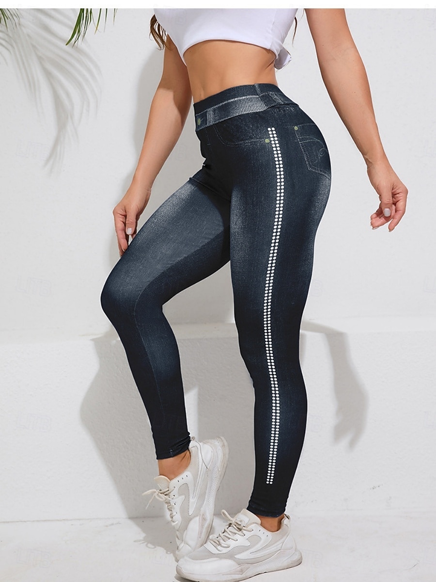 Femmes Pantalons Fuselés Leggings Jegging Vacances Streetwear Basique Longueur complète Taille moyenne Uni Cordon de serrage Avec Poches Confortable Micro-Élastique Haute Élasticité Quotidien Maison de 2026 ? $13.99 –P8