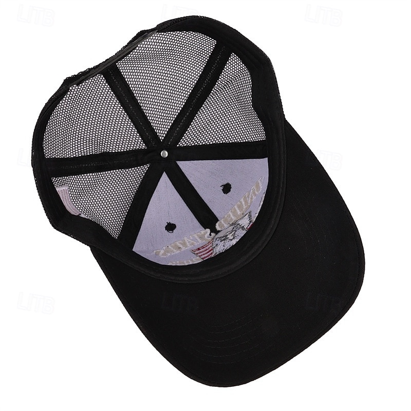 Gorra de malla con bordado del 250.º aniversario de EE. UU., gorra vintage de béisbol de Estados Unidos, gorra con águila patriótica del 250.º aniversario. 2026 - $21.99 –P3