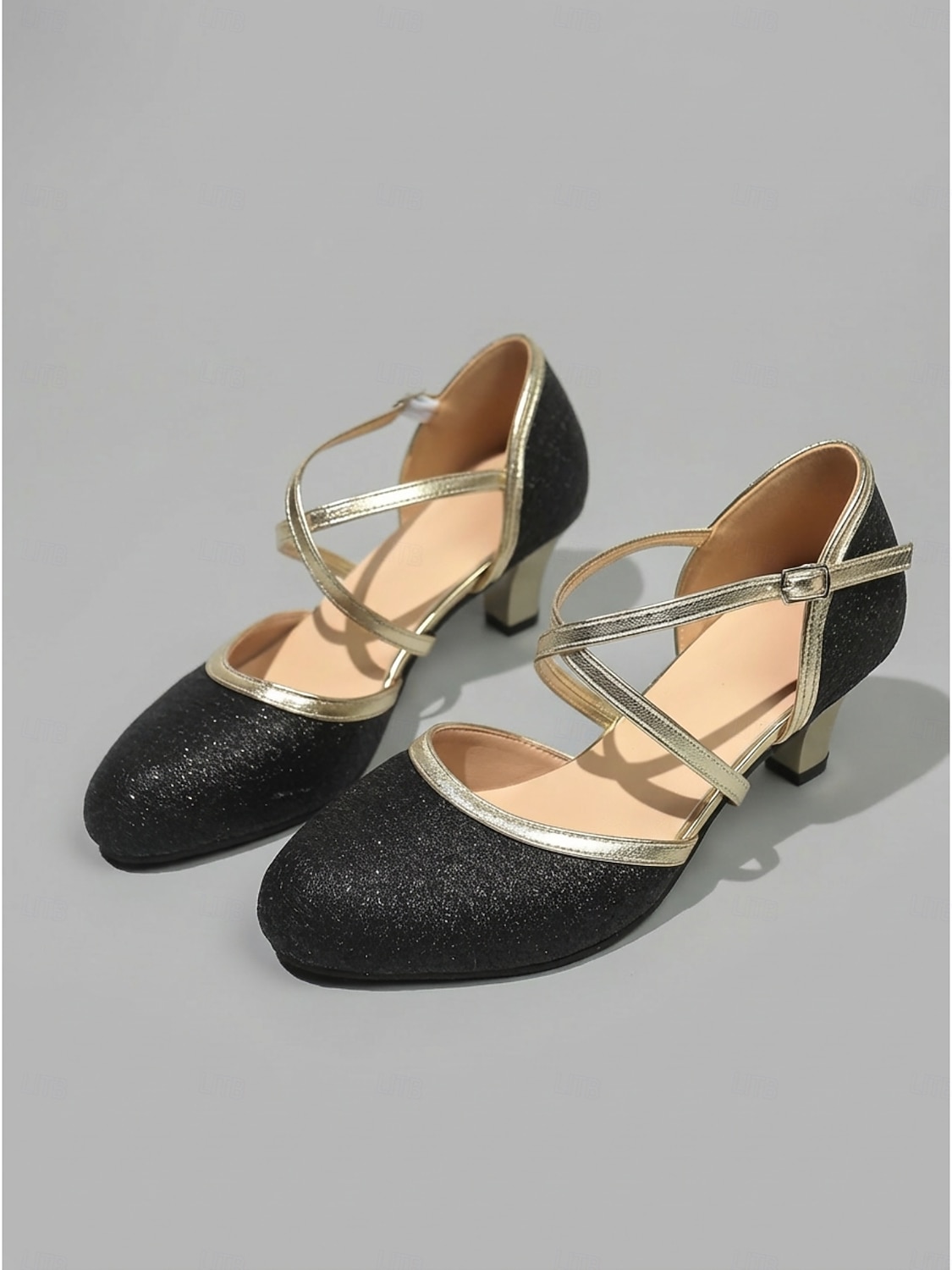 női fekete csillámos Mary Jane magassarkú – az 1920-as évek elegáns, keresztbe tett, bokapántos, blokksarkú cipője ezüst szegéllyel szalagavatókra, esküvőkre és esti rendezvényekre 2026 - $32.99 –P3