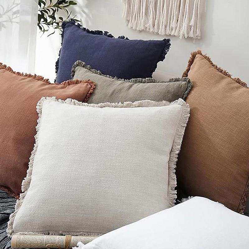 federa per cuscino decorativa moderna, minimalista e lussuosa, in stile bohémien, per divano letto, soggiorno e arredamento per case vacanze del 2026 a $15.99 –P4