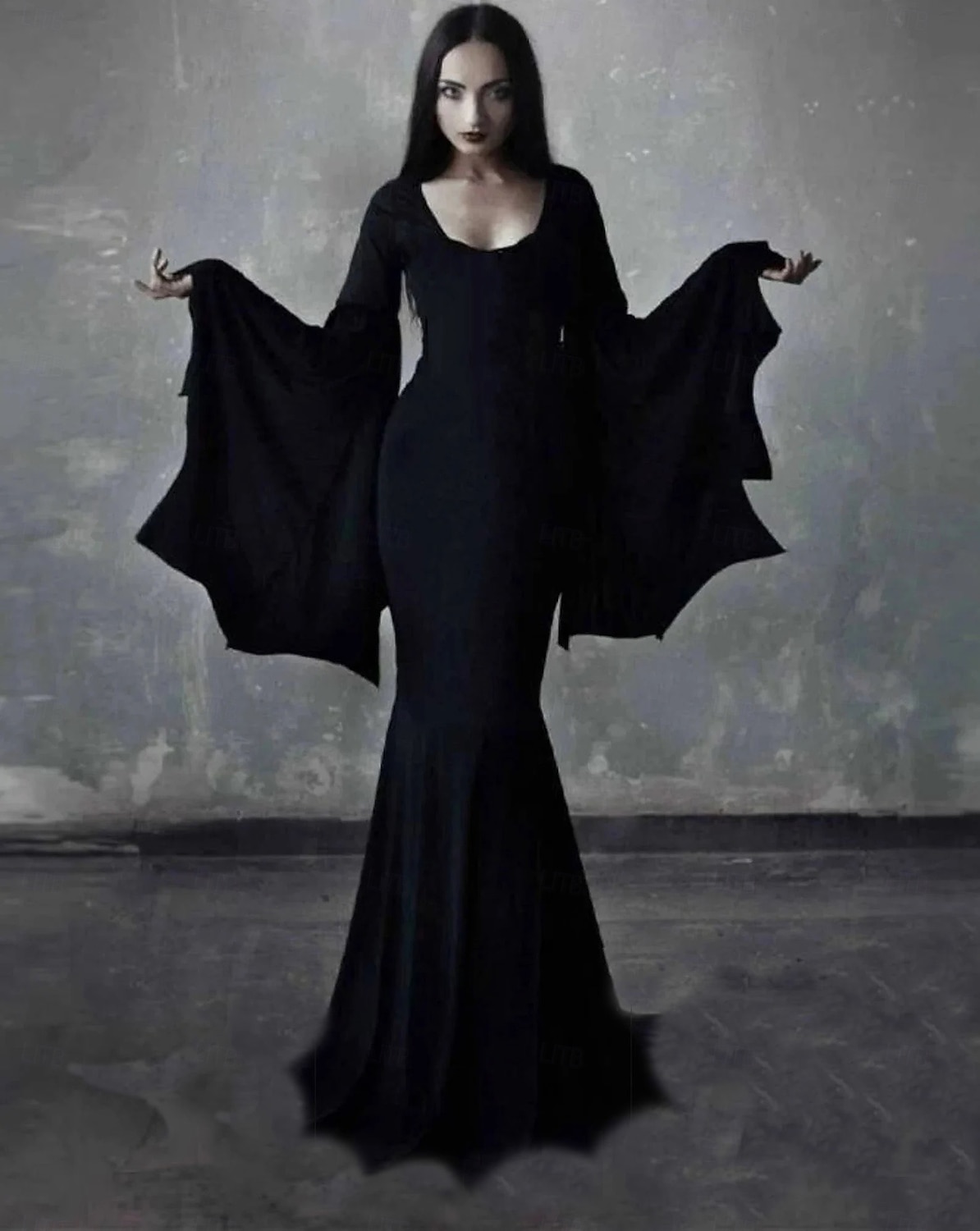 Walpurgis Night Φορέματα Φόρεμα αποκριών Μάγος Μορτίσια Άνταμς Οικογένεια Άνταμς Πανκ & Γκόθικ Ενηλίκων Γυναικεία Απόκριες Πάρτι / Βράδυ Ντύνομαι 2026 - $48.99 –P1