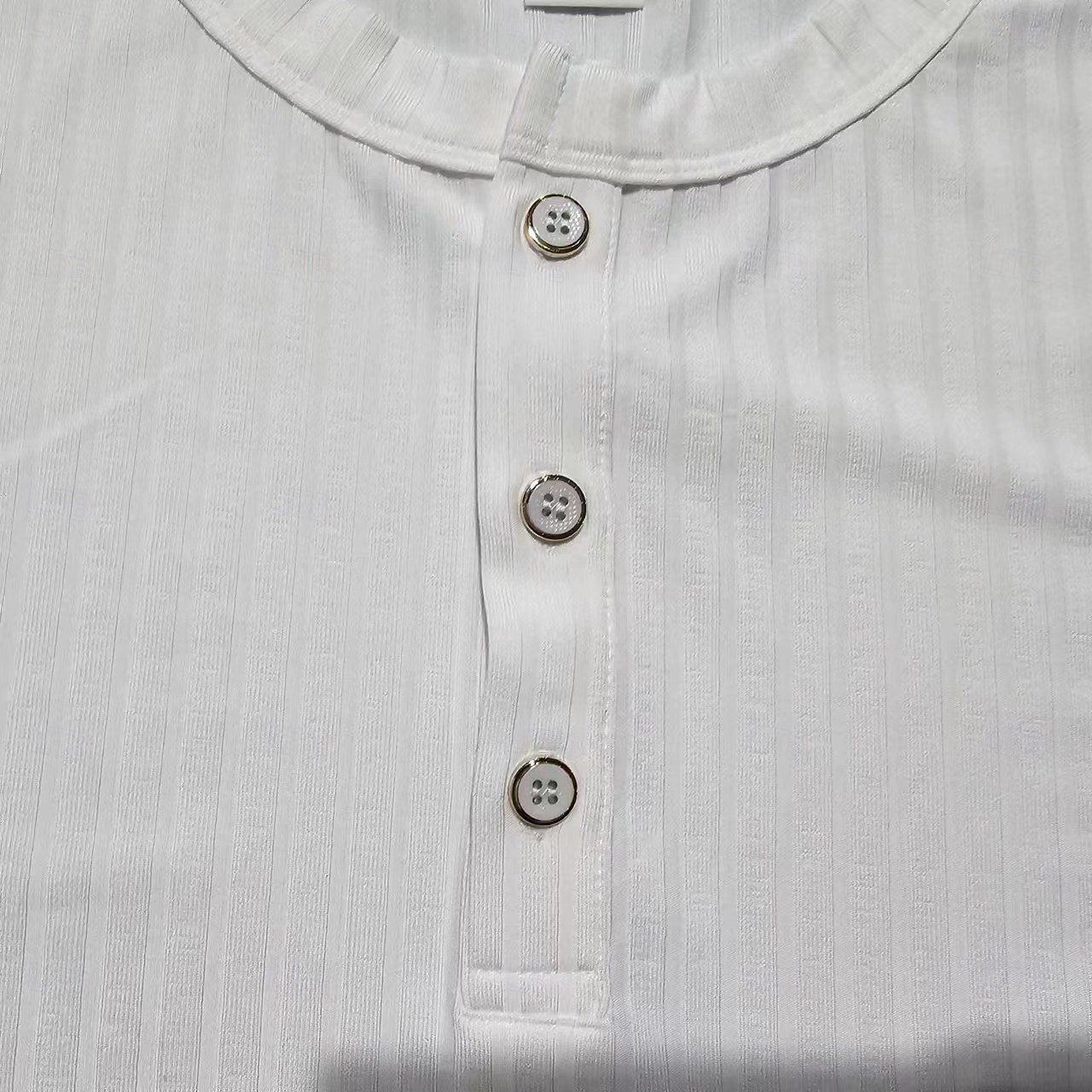 Bărbați Tricou Cămașă musculară Tricou din tricot cu nervuri Tee Top Manșon scurt Mânecă scurtă În V Henley Vară Primăvară Toate Sezoanele Simplu Pit Strip Modă Designer De Bază Nasturi Casual 2026 - $20.99 –P4
