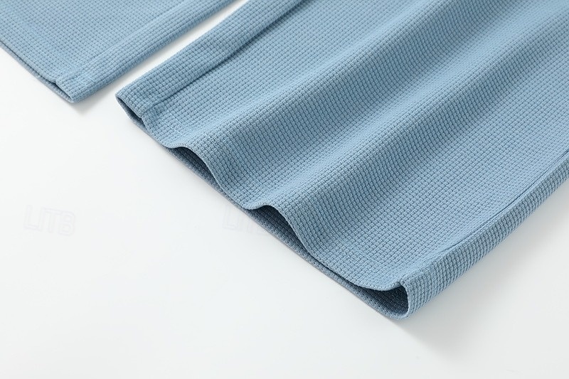 Per uomo Nido d'ape Shorts Pantaloncini Estivi Shorts da Spiaggia Coulisse Elastico in vita Gamba Dritta Semplice Comodità Morbido Lunghezza al ginocchio Quotidiano Spiaggia Moda Chic & Moderno Blu del 2026 a $21.99 –P5