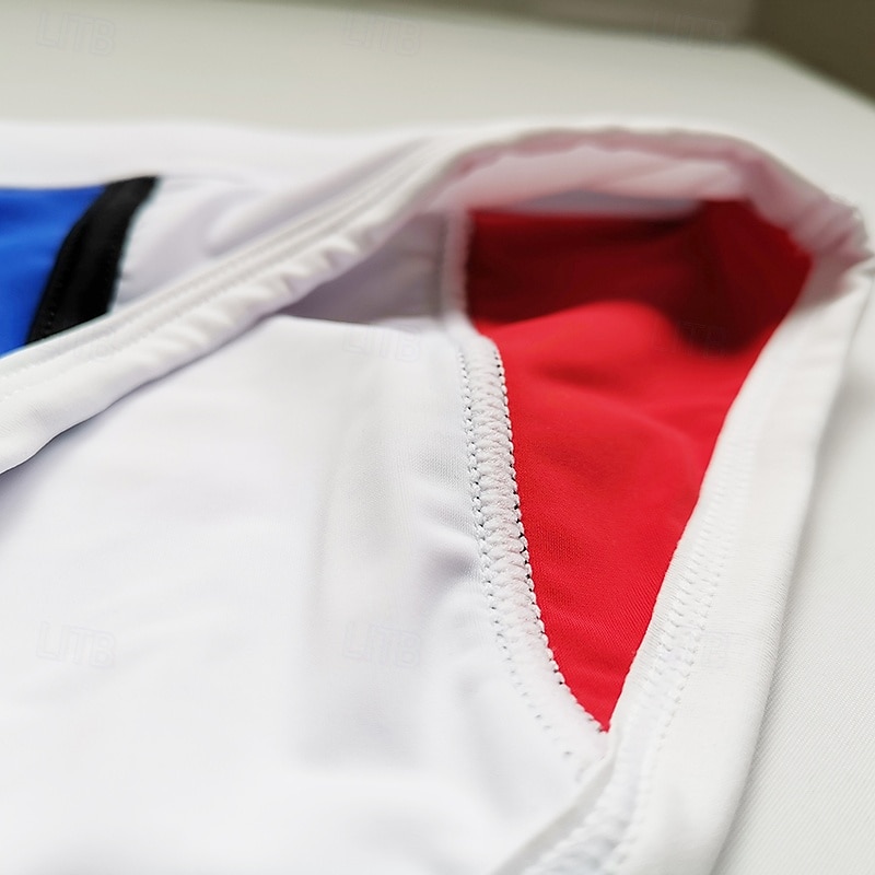 Homens Shorts de Natação Calção Justo de Natação Sunga de Natação Bloqueio de cores Secagem Rápida Esticar Respirável Calças Surfe Esportes Aquáticos Natação Verão de 2026 por $13.99 –P18