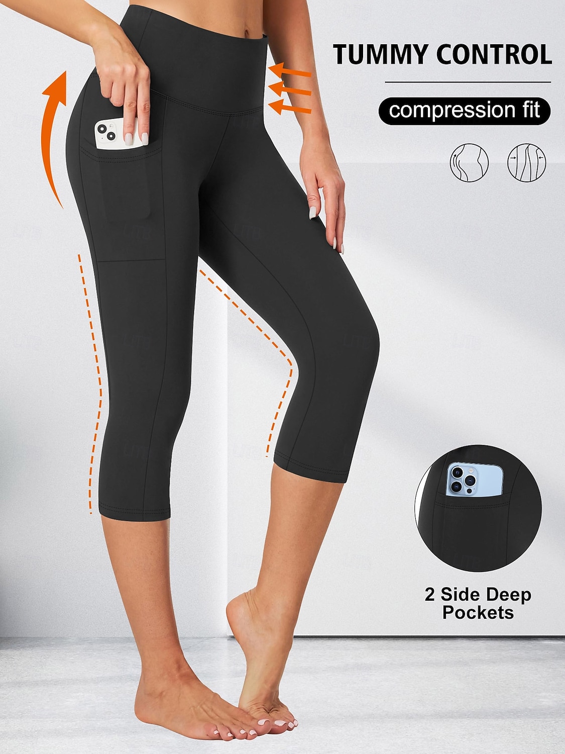 Damen Leggings Urlaub Mode Streetwear Wadenlang Hohe Taille Einfach Elastischer Bund Bequem Komfort Weich Hohe Elastizität Innen Yoga Dunkelgrau Wein Marinenblau Schwarz Frühling Herbst Lässiger 2026 - $16.99 –P14