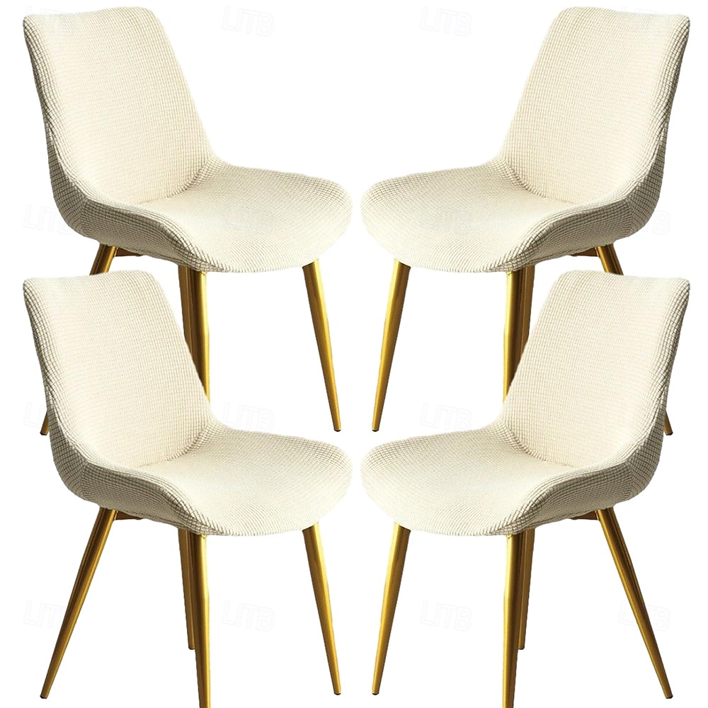 4PCS  Dining Chair Slipcover Stretch Chair Seat Cover for Dining Room Chair Protectors Covers Dining, Soft Thick Washable 2026 - $43.99 –P10