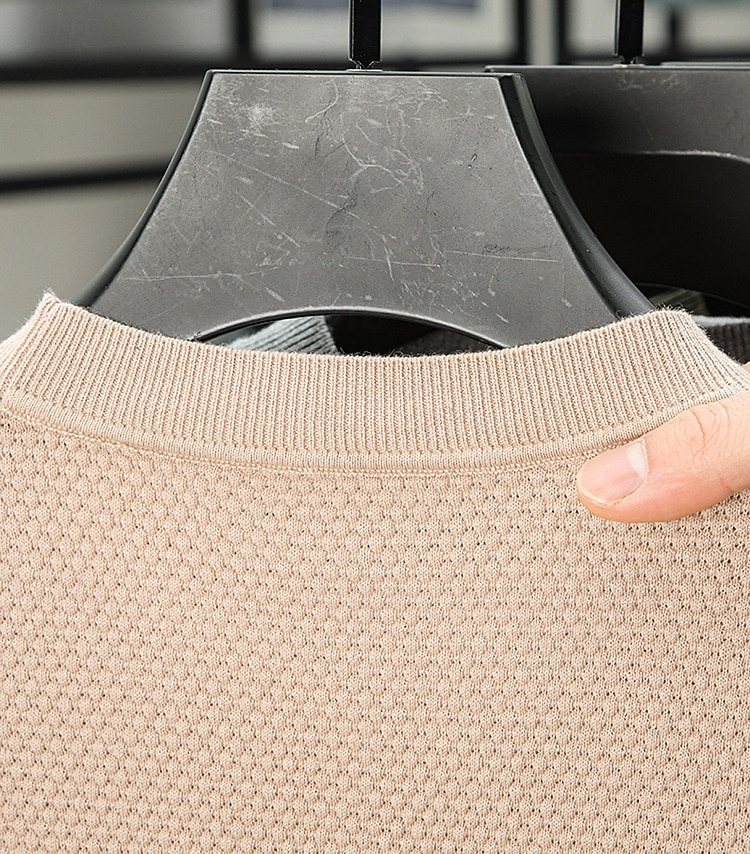 Miesten Lyhythihainen paita Neulo T-paita Lyhythihainen Tiukka pyöreä kaula-aukko Kesä Yhtenäinen väri Pintakäsitelty Muoti Suunnittelija Vapaa-aika Perus Kausaliteetti Päivittäin ulko- Valkoinen Top 2026 - $25.99 –P16