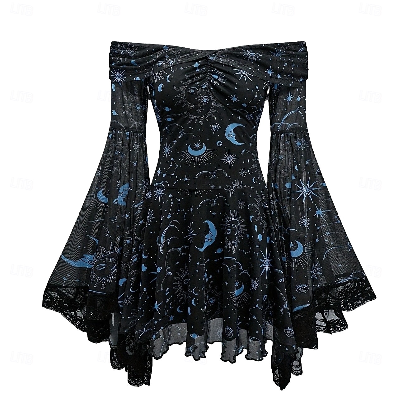 Medievale Steampunk Vestito Costume di fantasia Lunghe Strega Vampiro Costume Per donna Fantasia Halloween Carnevale Performance LARP Fiera Rinascimentale Adulti Vestito del 2026 a $41.99 –P7