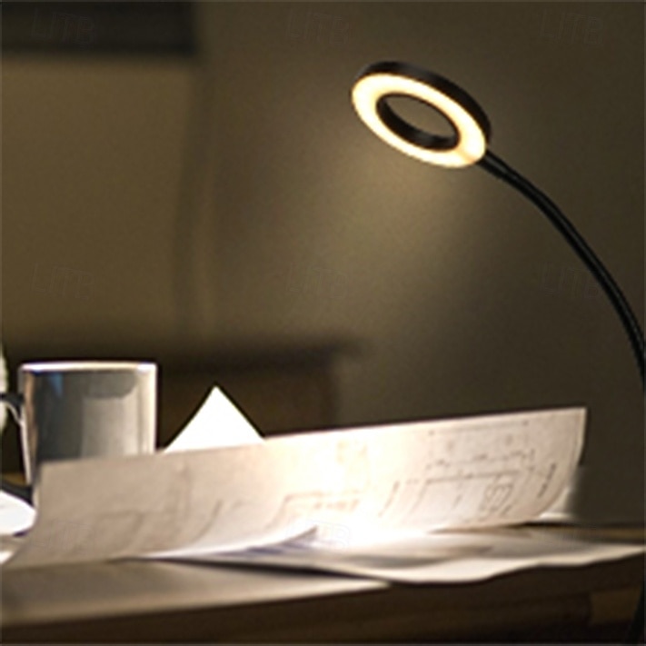 1 LED-Klemmleuchte, 48 LEDs, 3 Farbmodi, Helligkeit einstellbar, flimmerfrei, augenschonend, 5V USB-Stromversorgung, geeignet für Arbeitszimmer, Büro, Nachttisch, Live-Stream-Beleuchtung 2026 - $10.49 –P11