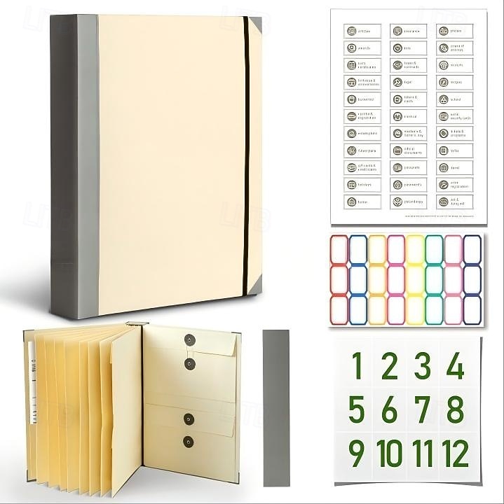 organizer harmonijkowy na dokumenty w manili, teczka na dokumenty na paszporty i akty urodzenia &ważne dokumenty – biuro &rozwiązanie do przechowywania w domu 2026 - $25.99 –P8