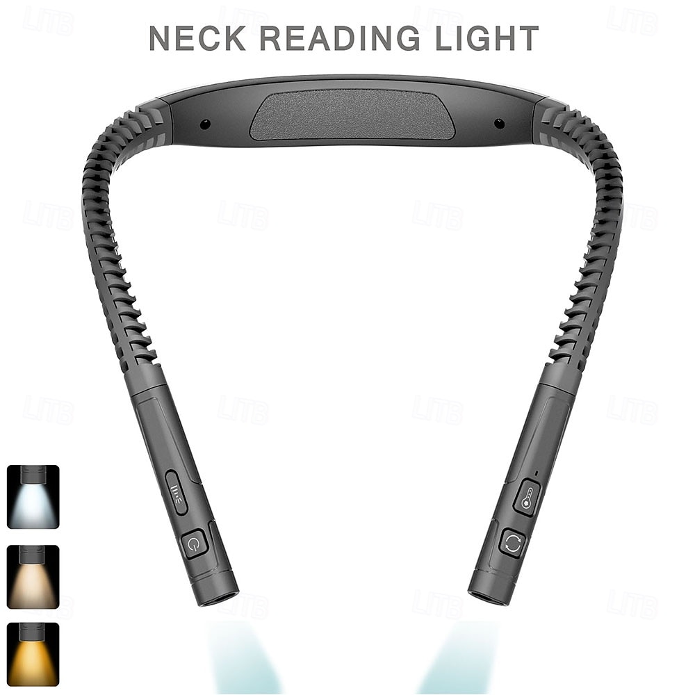 LED Flexible Neck Reading Light Book Light for Bed Reading 3 Colors 5 Brightness Levels Bendable USB Rechargeable Lamp Durable 2026 - $27.99 –P1