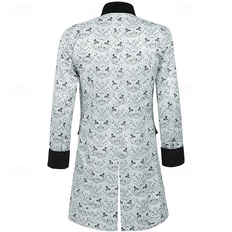 Rokoko Mittelalterlich Renaissance Mantel Ausgefallene Kostüme Halskrause langarm Edelmann Königliche Kleidung Kostüm Herren Fantasie Halloween Karneval Leistung LARP Renaissance-Messe Erwachsene 2026 - $60.99 –P12