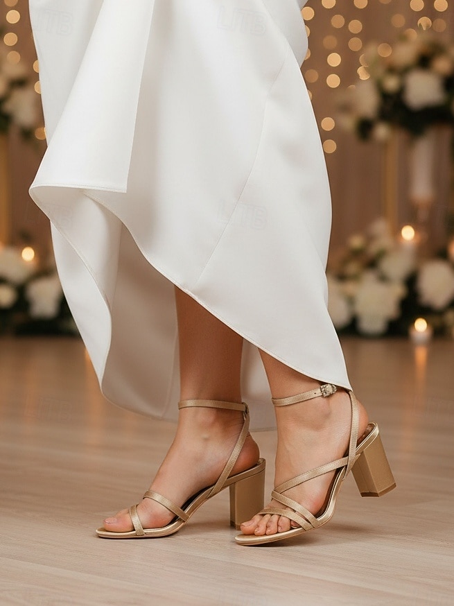 Sandalias de boda planas con tiras en color marfil para mujer, zapatos de novia minimalistas con tiras en el tobillo, elegantes zapatos de boda urbanos para novias. 2026 - $64.99 –P2