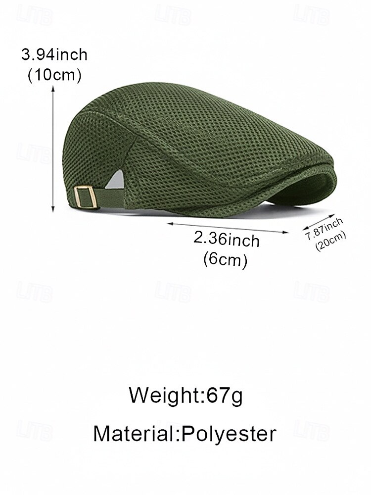 Men's Polyester Green Mesh Cap, Available in Multiple Colors, Perfect for St. Patrick's Day and Casual Daily Wear 2026 - $11.99 –P11