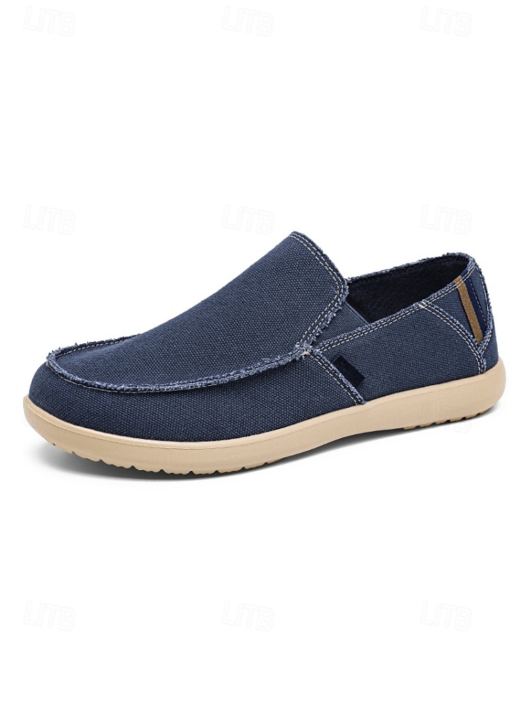 Pantofi sport casual bleumarin pentru bărbați, cu partea superioară respirabilă și croială flexibilă, talpă confortabilă și rezistentă, perfecți pentru insule și croaziere, stațiuni pe plajă și vacanțe 2026 - $42.99 –P7