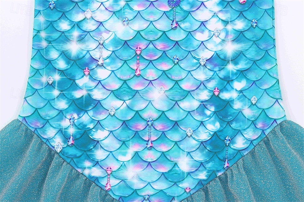 Γοργόνα Πριγκίπισσα Γοργόνα Φορέματα Στολή θεματικού πάρτι Στολές Ηρώων for Κοριτσίστικα Παιδικά Απόκριες Μασκάρεμα Πάρτι Αργίες 2026 - $23.99 –P6