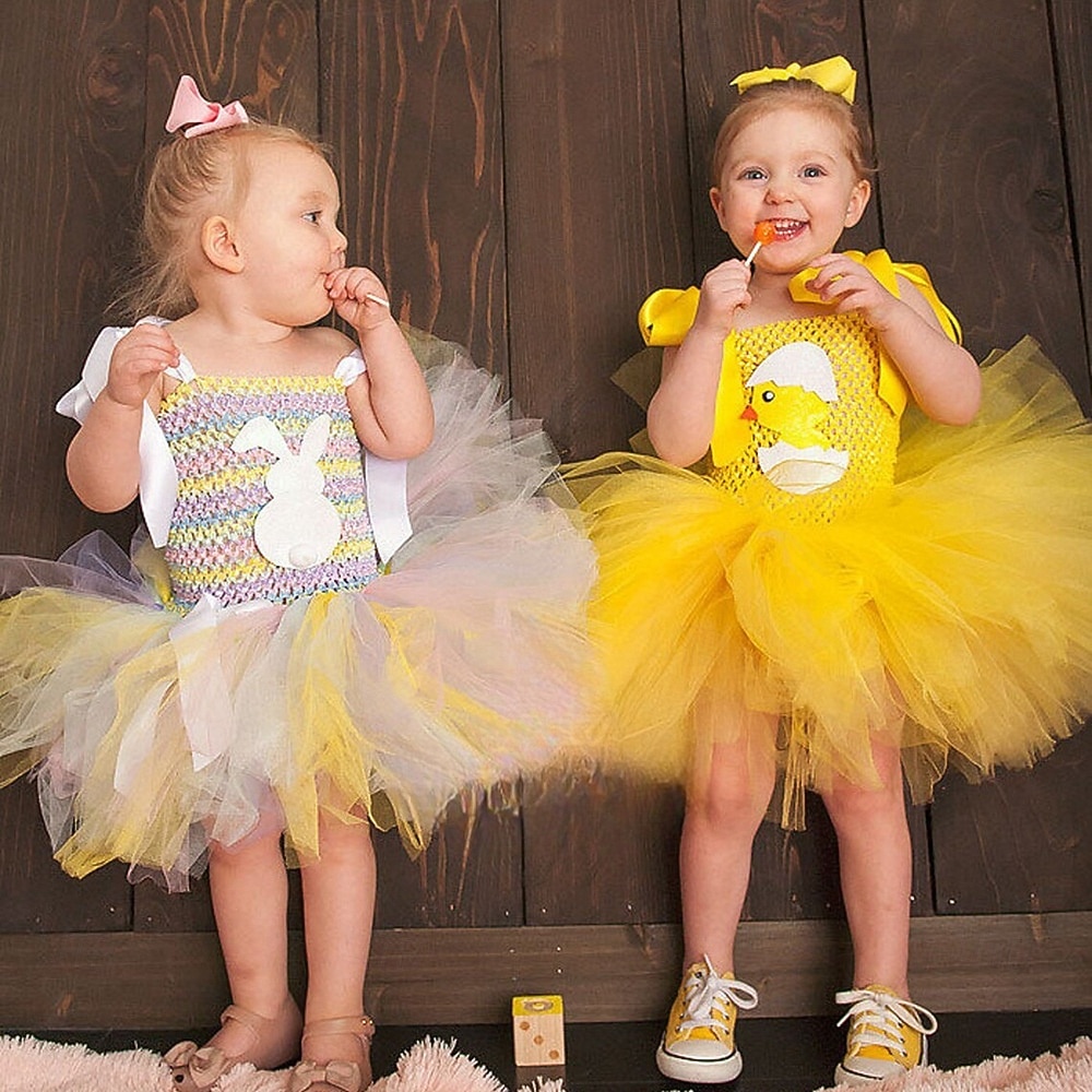 Tutu Robe Tier Kaninchen Osterhase Kleider Lustig Kinder Mädchen Halloween Ostern Karneval Party Verkleiden 2026 - $24.99 –P1