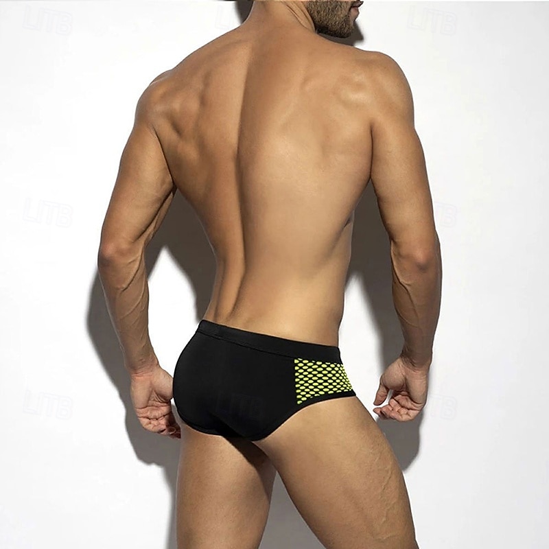 Herren Badeshorts Badehose Badehosen Patchwork Punkt Kordelzug Schnelltrocknend Elastisch Atmungsaktiv Unterteile Surfen Wassersport Schwimmen Sommer 2026 - $13.99 –P6