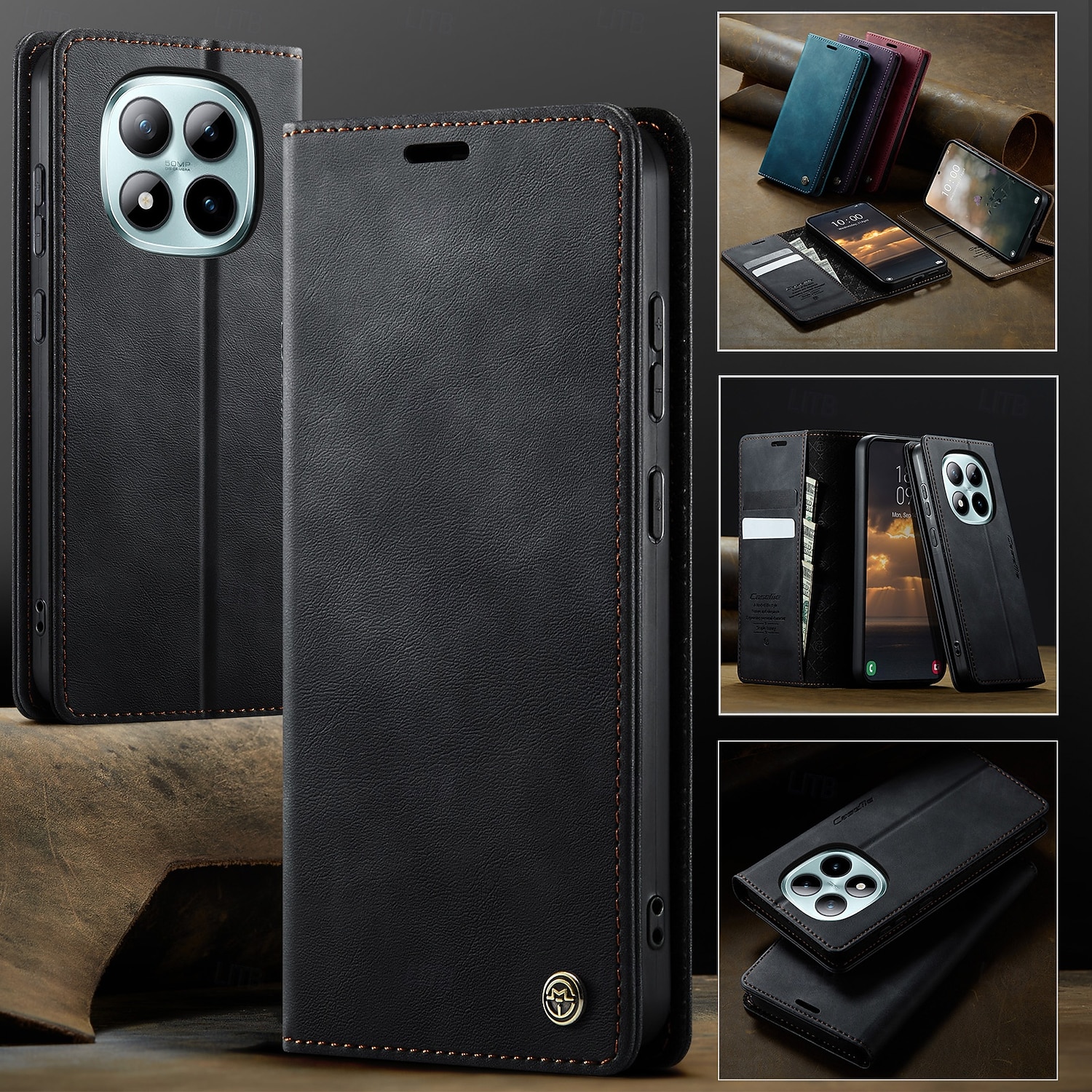 телефон Кейс для Назначение Xiaomi Redmi Note 15 Redmi Note 15 Pro Redmi Note 15 Pro+ Кошелек для карт Разъем для карты ТПУ 2026 - $15.99 –P8