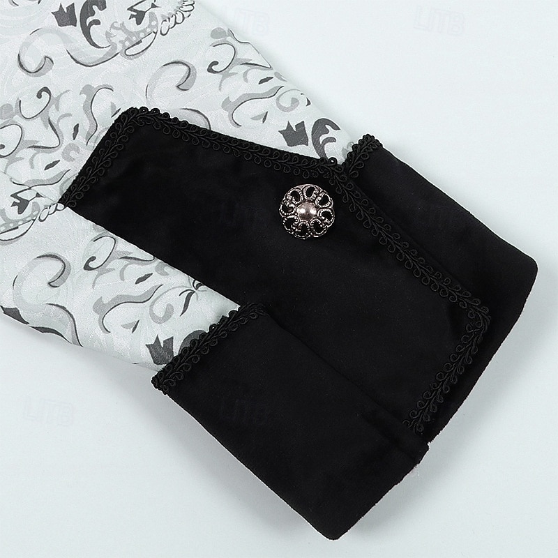 Rokoko Mittelalterlich Renaissance Mantel Ausgefallene Kostüme Halskrause langarm Edelmann Königliche Kleidung Kostüm Herren Fantasie Halloween Karneval Leistung LARP Renaissance-Messe Erwachsene 2026 - $60.99 –P15