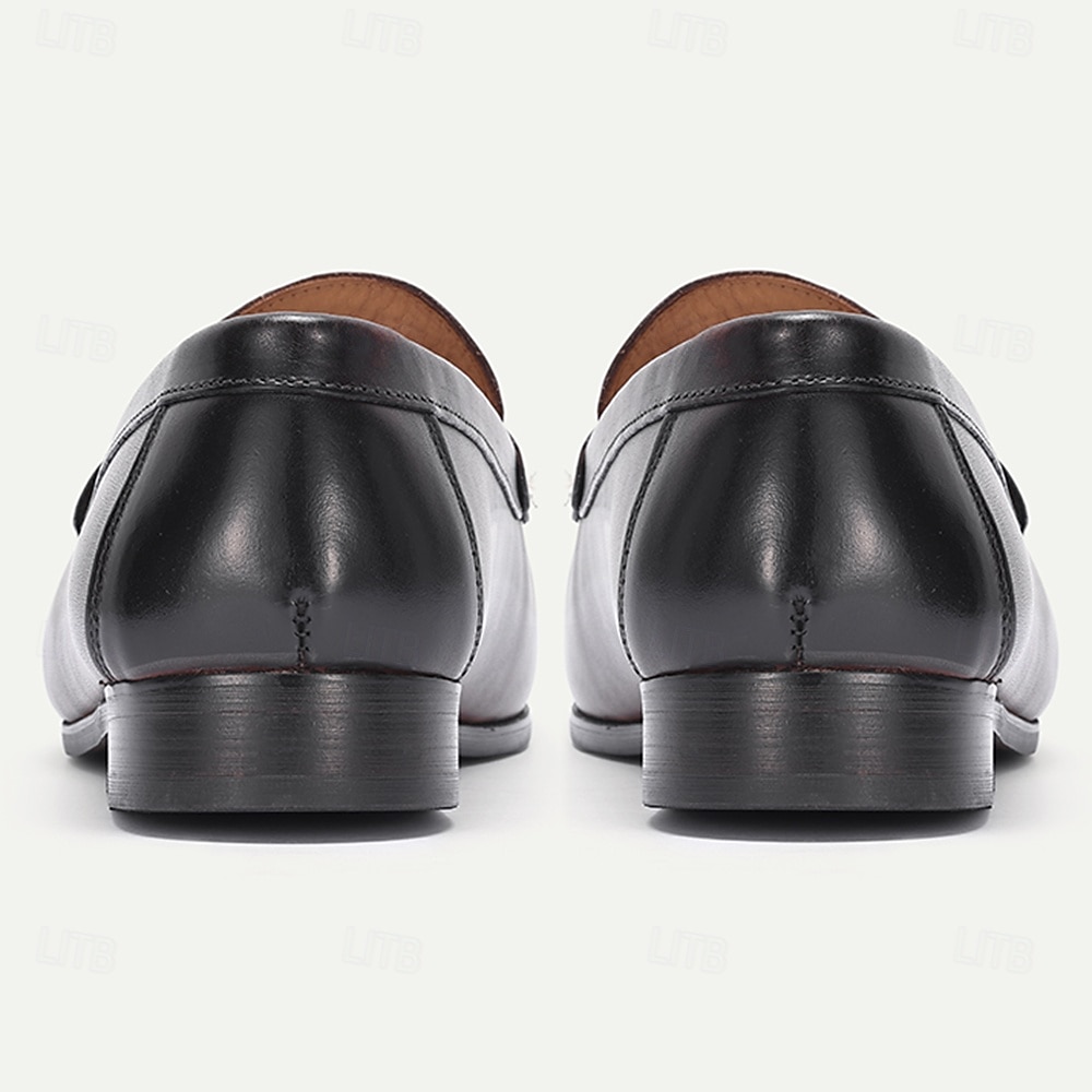 Мужские кожаные лоферы без шнурков премиум-класса, стильный перфорированный дизайн, идеально подходят для повседневной носки и вечерних выходов на курорте. 2026 - $84.99 –P4