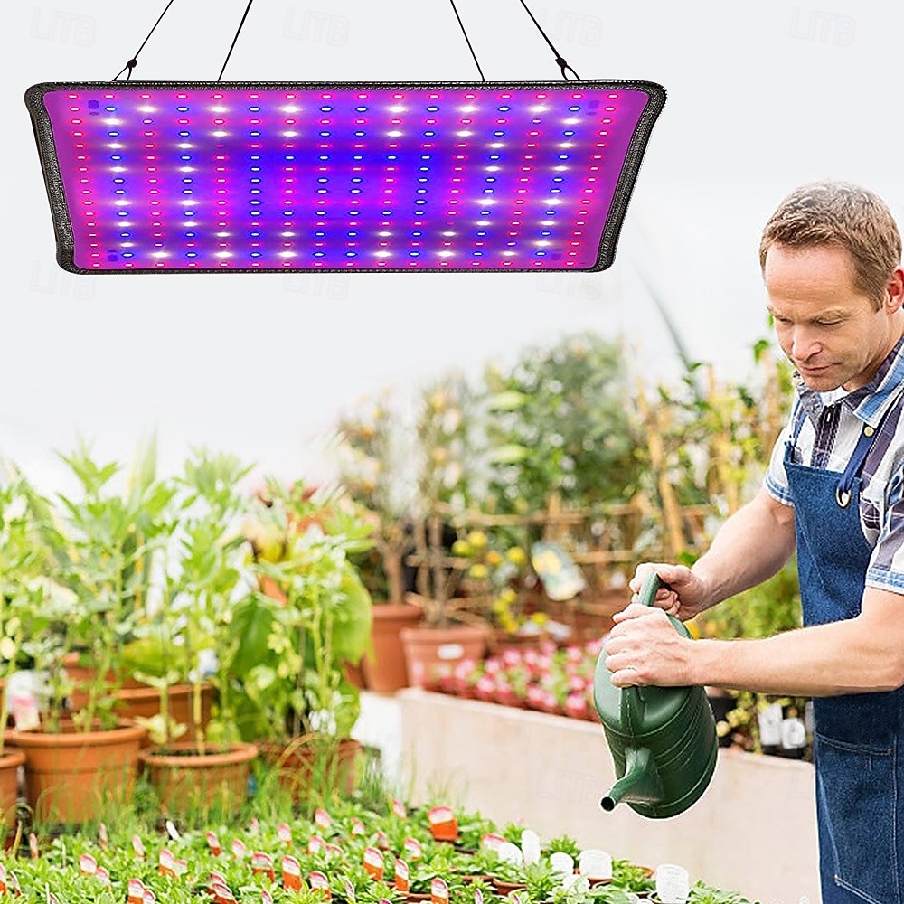 לוח קוונטי led ספקטרום מלא לגידול צמחים לחממה &סוקולנטים, פריחה בתוך הבית &הידרופוני, תקע האיחוד האירופי/ארה"ב/בריטניה/אוסטרליה, בהירות מתכווננת, יעיל באנרגיה 2026 - $33.99 –P1