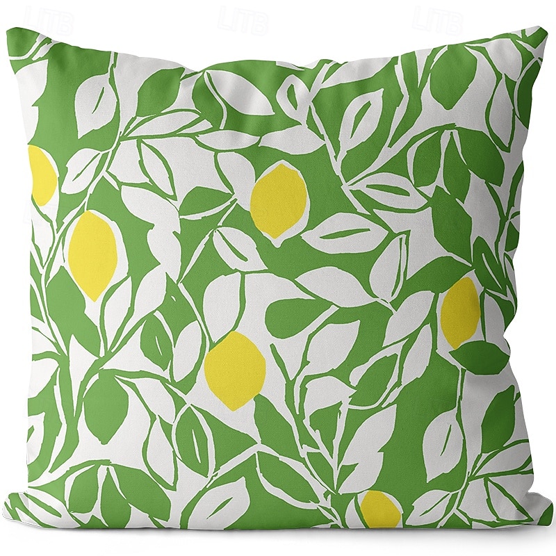 Nordic Green Plant Leaf Pattern Linen Throw Pillow Cover Decorative Cushion Cover for Sofa Bed Headboard Car and Nap Pillow Use 2026 - $11.99 –P3