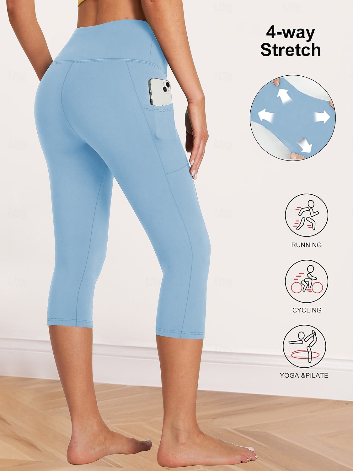 Damen Leggings Urlaub Mode Streetwear Wadenlang Hohe Taille Einfach Elastischer Bund Bequem Komfort Weich Hohe Elastizität Innen Yoga Dunkelgrau Wein Marinenblau Schwarz Frühling Herbst Lässiger 2026 - $16.99 –P8