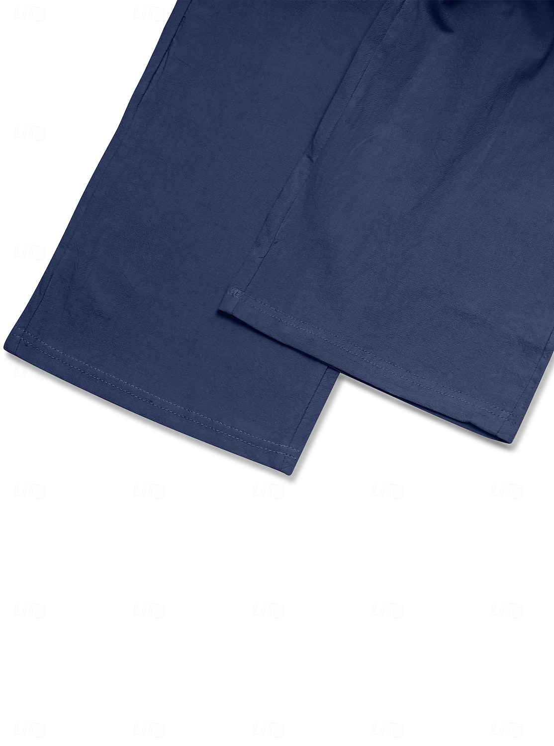 Herren Leinenhosen Hose Sommerhose Kordelzug Elastischer Bund Gerader Schnitt Einfach Komfort Atmungsaktiv Volle Länge Lässig Täglich Ferien Urlaub Mode Schwarz Weiß Unelastisch 2026 - $21.99 –P9