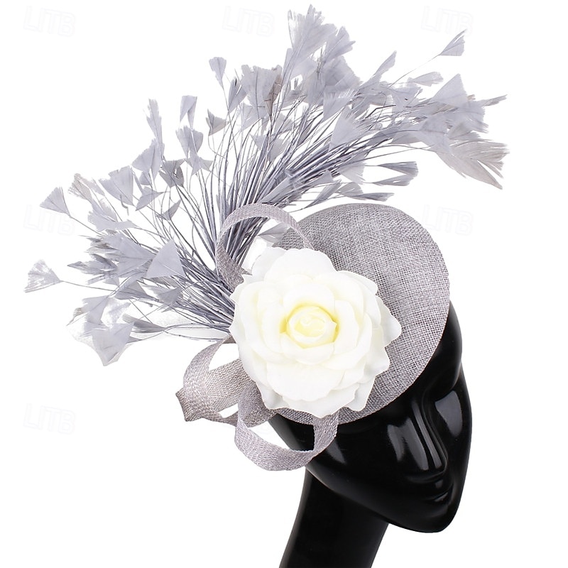Derby Headpiece Fascinator Hat Fascinator Gentlewoman Floral Fancy Dress Women's Masquerade Tea Party Ascot Horse Racing Festival Adults' Headpiece All Seasons 2026 - $29.99 –P8