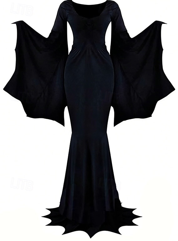 Walpurgis Night Φορέματα Φόρεμα αποκριών Μάγος Μορτίσια Άνταμς Οικογένεια Άνταμς Πανκ & Γκόθικ Ενηλίκων Γυναικεία Απόκριες Πάρτι / Βράδυ Ντύνομαι 2026 - $48.99 –P3